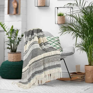 Sundry 80193NAV Navy Throw Blanket
