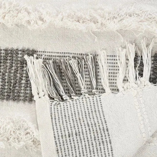 Sundry 80273SWT Sharkskin/White Throw Blanket