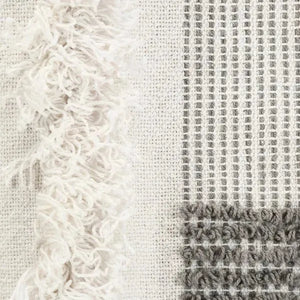 Sundry 80273SWT Sharkskin/White Throw Blanket