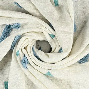 Sundry 80274AHW Aqua Haze/White Throw Blanket