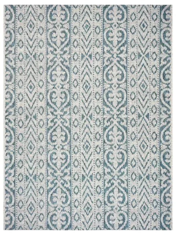 Sunshower Lr81242 Blue/Green Rug