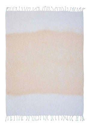Sweet Peach Shibori Slab LR81151 Throw Blanket