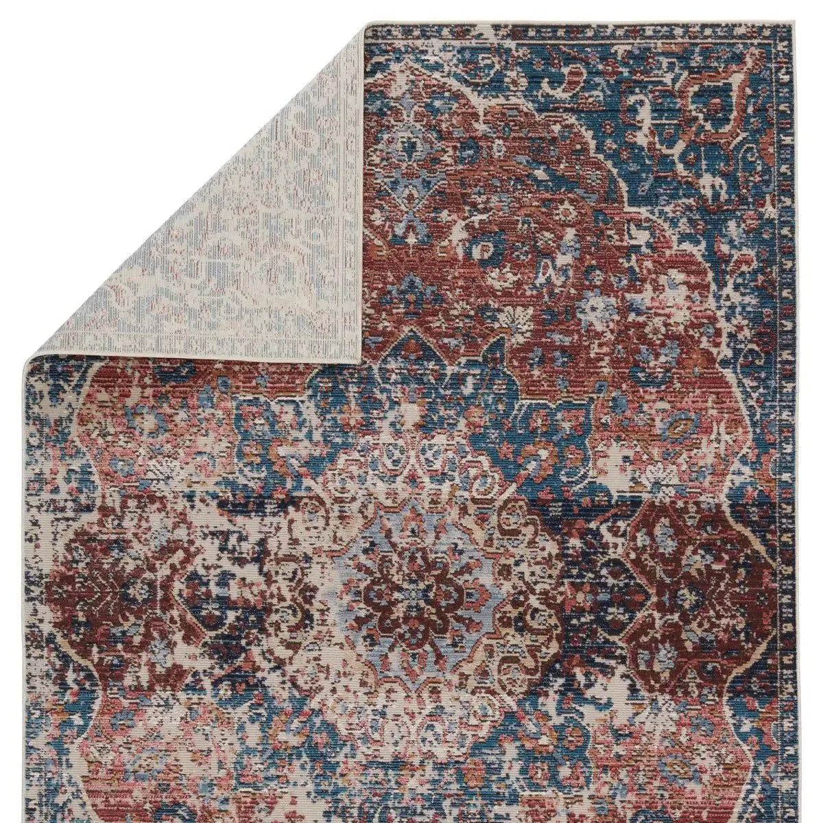 Swoon SWO08 Deep Red/Blue Rug