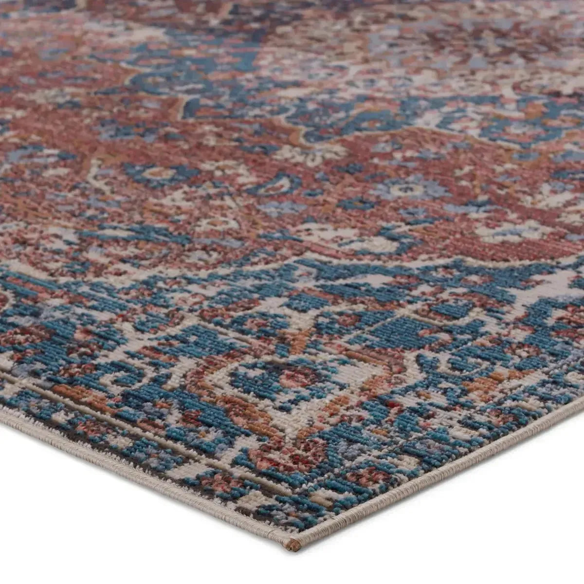 Swoon SWO08 Deep Red/Blue Rug