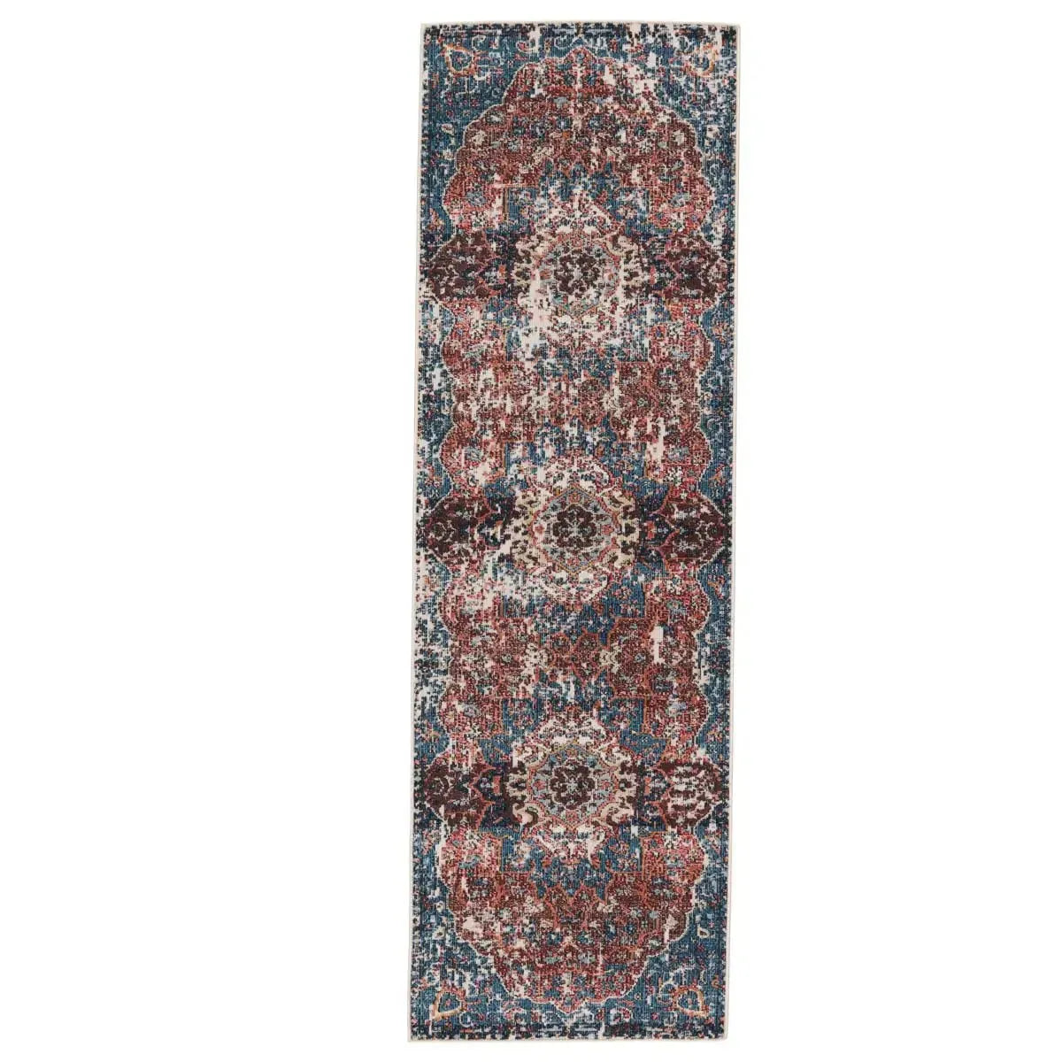 Swoon SWO08 Deep Red/Blue Rug