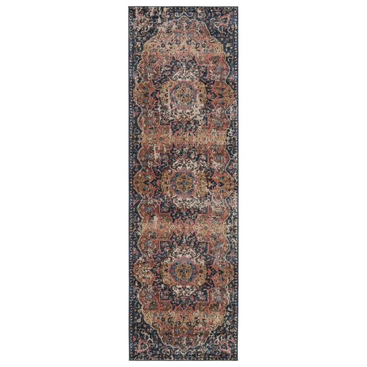 Swoon SWO15 Blue/Rust Rug