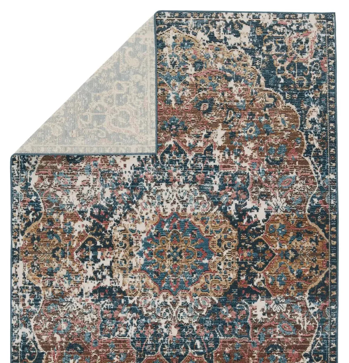 Swoon SWO15 Blue/Rust Rug