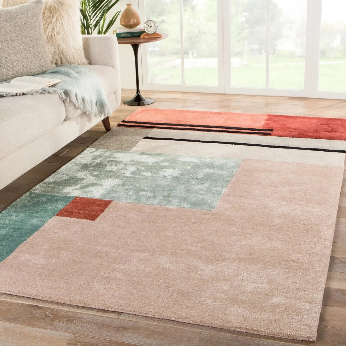 Syntax SYN04 Segment Pink/Red Rug