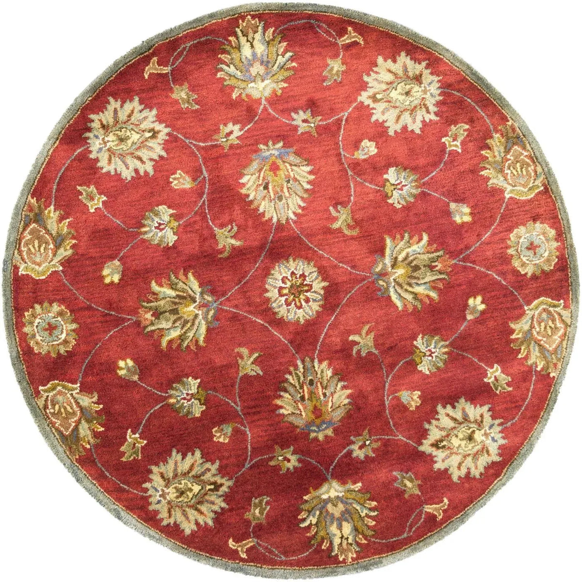 Syriana 6003 Allover Kashan Red Rug