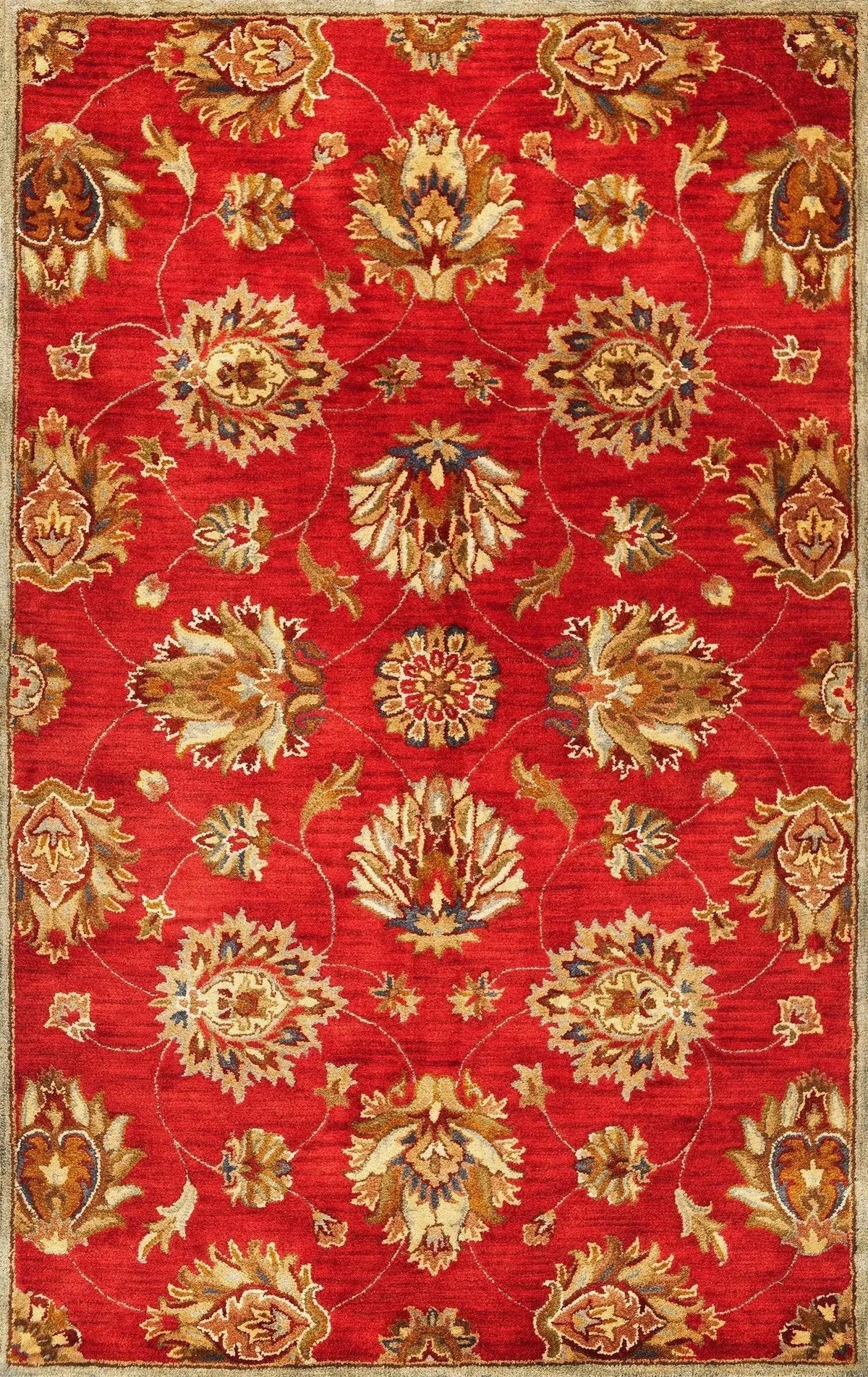 Syriana 6003 Allover Kashan Red Rug