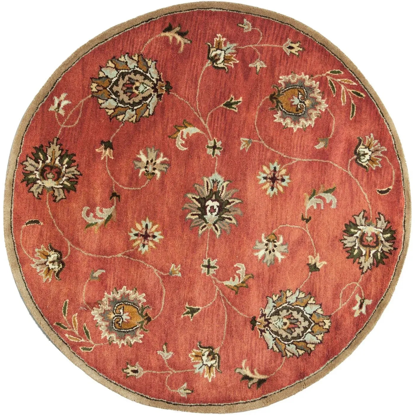 Syriana 6008 Allover Mahal Sienna Rug
