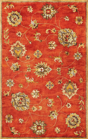 Syriana 6008 Allover Mahal Sienna Rug