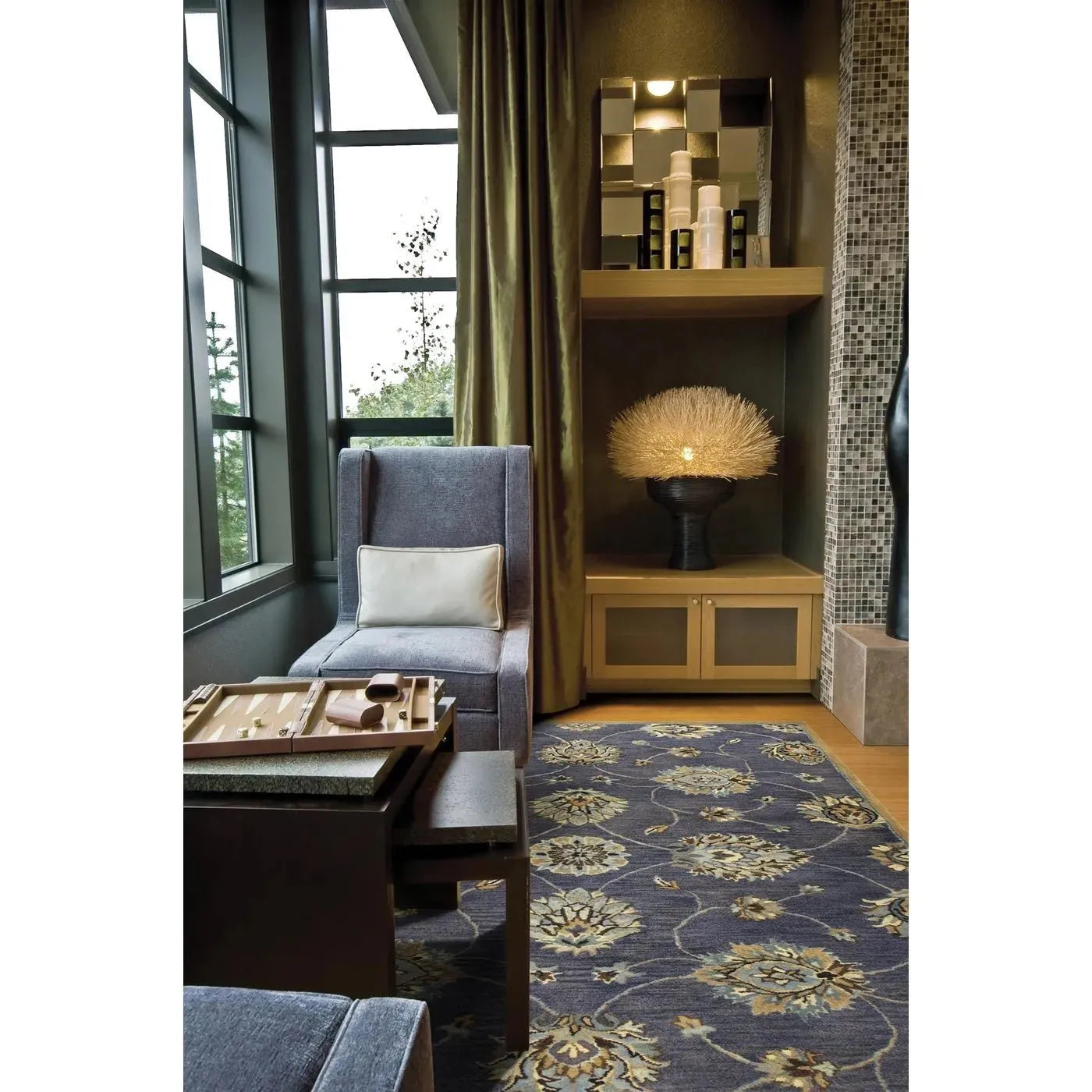 Syriana 6024 Kashan Midnight Rug