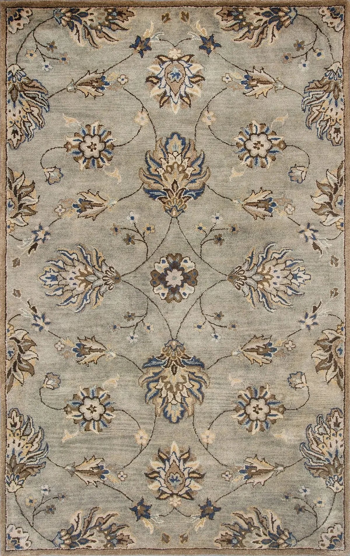Syriana 6028 Allover Kashia Grey Rug