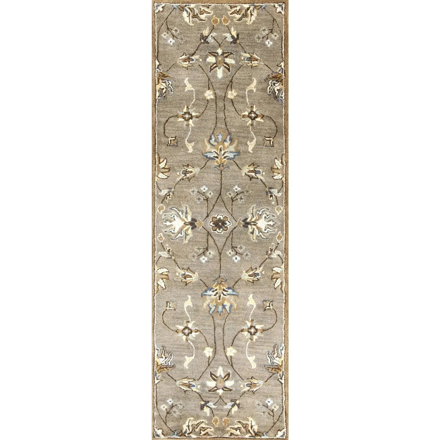 Syriana 6028 Allover Kashia Grey Rug