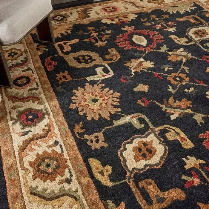 Tahoe TA08 Black Rug