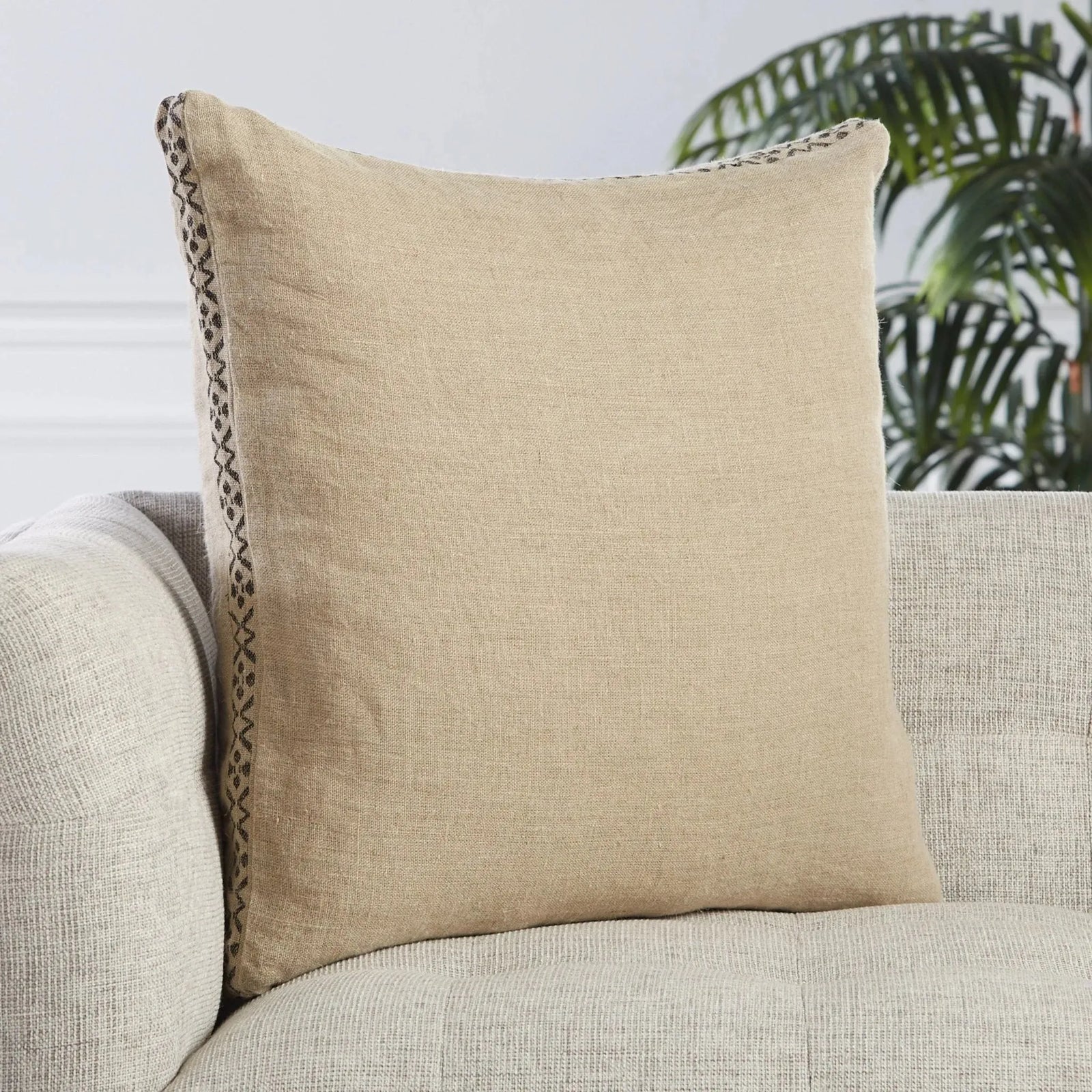 Taiga Tga05 Seti Beige/Dark Gray Pillow