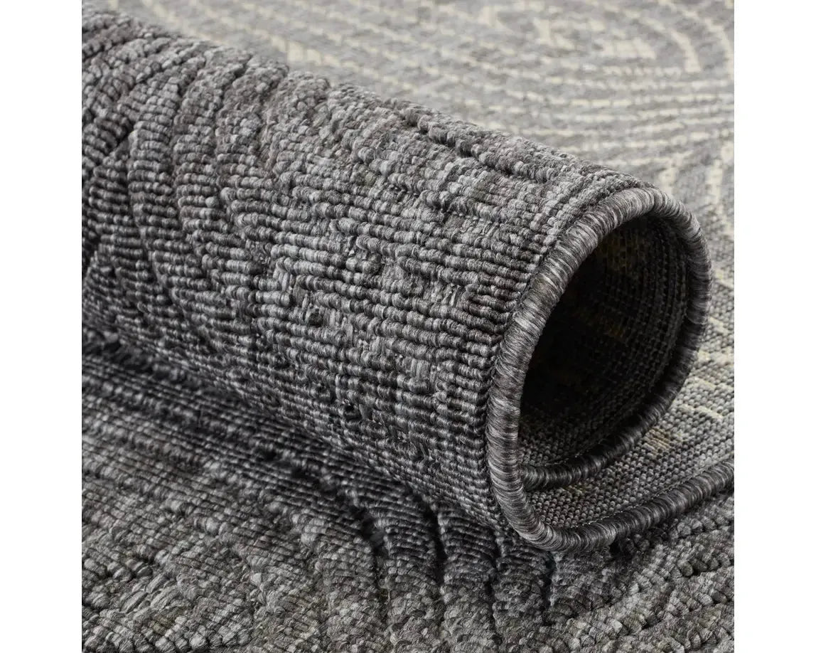 Tajiri TNC01 Black/Dark Grey Rug