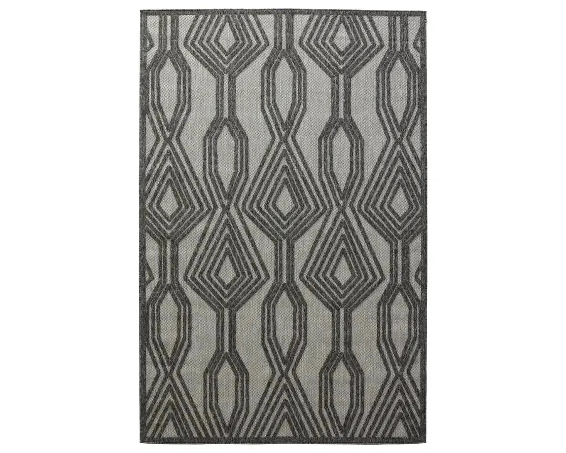 Tajiri TNC05 Dark Grey/Silver Rug