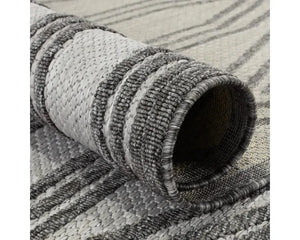 Tajiri TNC05 Dark Grey/Silver Rug