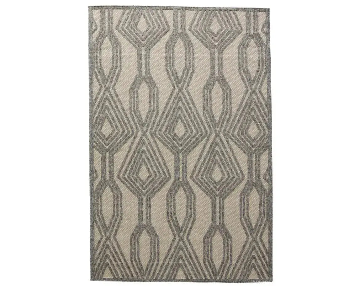 Tajiri TNC06 Cream/Light Grey Rug