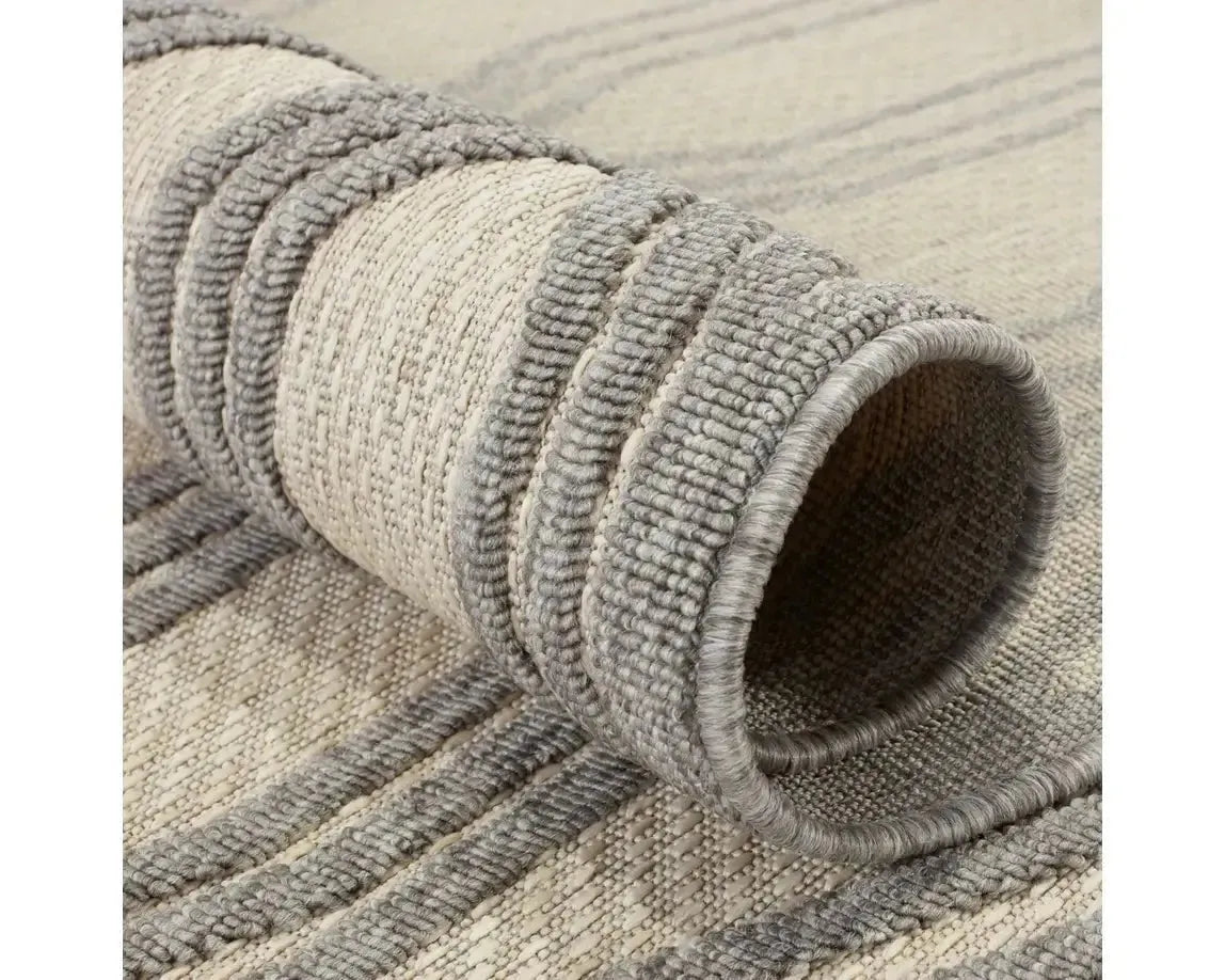 Tajiri TNC06 Cream/Light Grey Rug