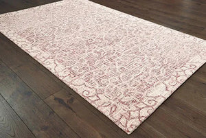 Tallavera 55601 Pink Ivory Rug