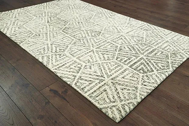 Tallavera 55605 Grey Ivory Rug