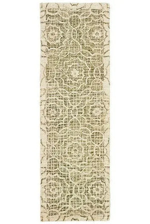 Tallavera 55606 Green Ivory Rug