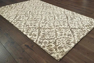 Tallavera 55607 Brown Ivory Rug