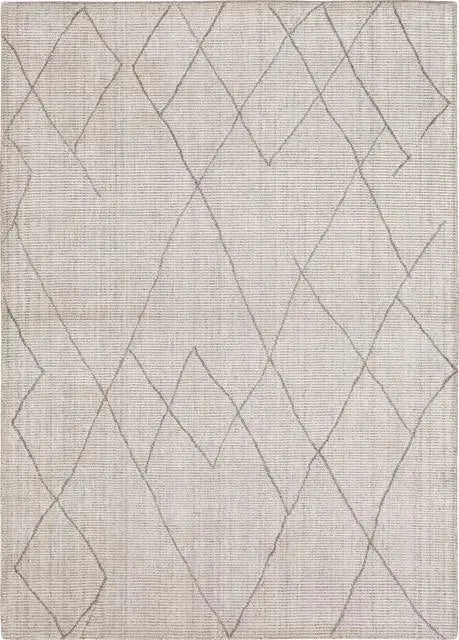 Tangier Rg187 620 Tribal Diamond Silver Rug