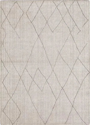 Tangier Rg187 620 Tribal Diamond Silver Rug