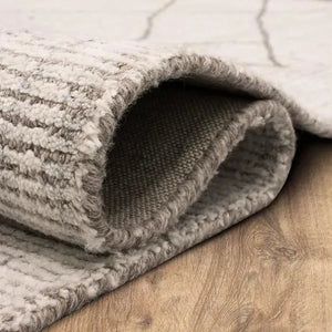 Tangier Rg187 620 Tribal Diamond Silver Rug