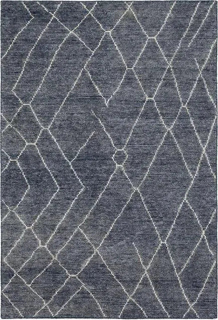 Tangier Rg192 3259 Spartel Blue Steel Rug