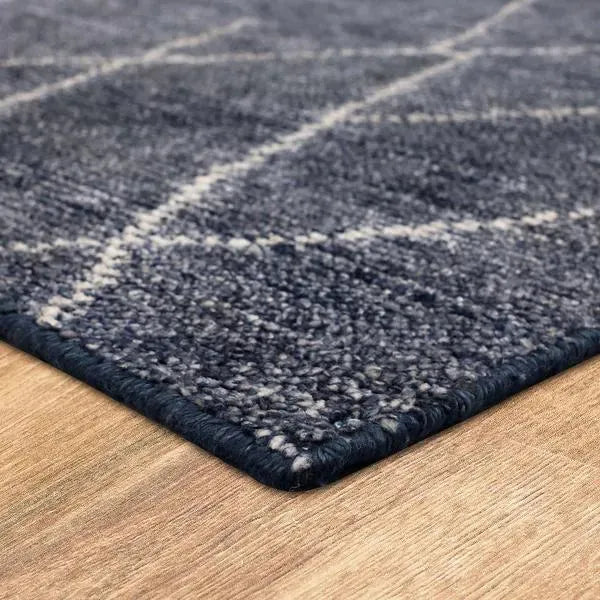 Tangier Rg192 3259 Spartel Blue Steel Rug