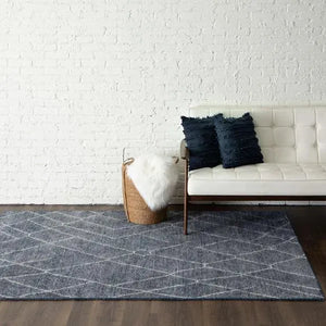 Tangier Rg192 3259 Spartel Blue Steel Rug