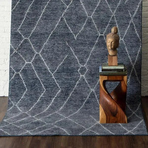 Tangier Rg192 3259 Spartel Blue Steel Rug