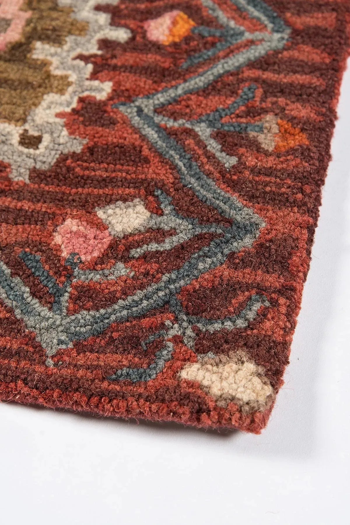 Tangier TAN 1 Red Rug
