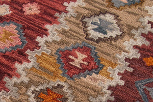 Tangier TAN 1 Red Rug
