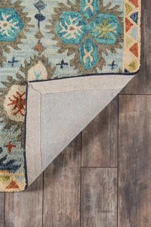 Tangier TAN 17 Blue Rug