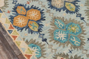 Tangier TAN 17 Blue Rug