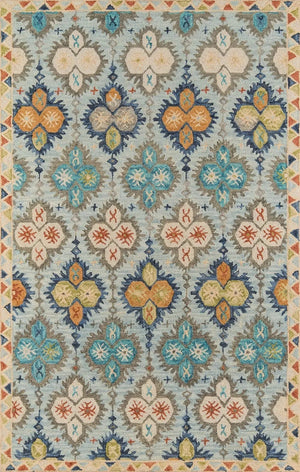 Tangier TAN 17 Blue Rug