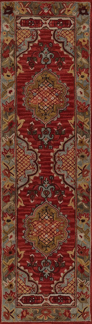 Tangier TAN-21 Red Rug