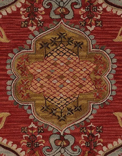 Tangier TAN-21 Red Rug