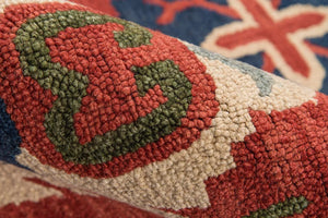 Tangier TAN 3 Red Rug
