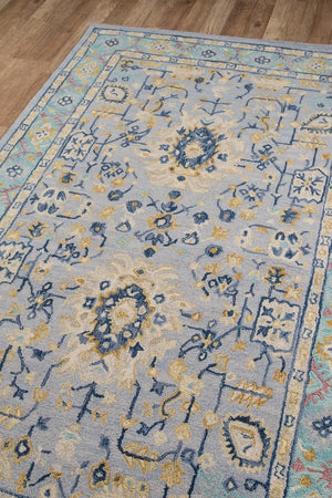 Tangier TAN 30 Blue Rug