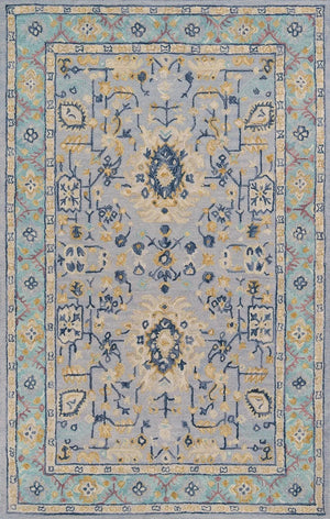 Tangier TAN 30 Blue Rug