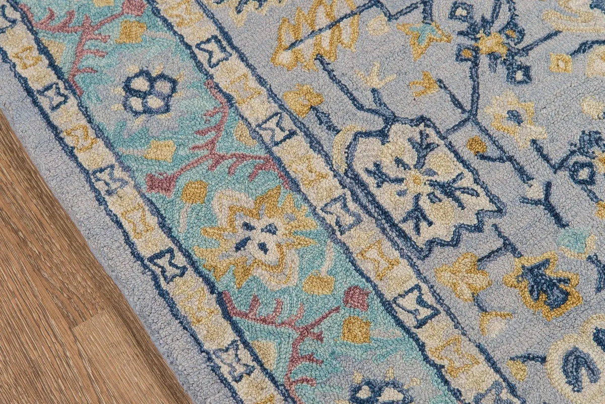 Tangier TAN 30 Blue Rug