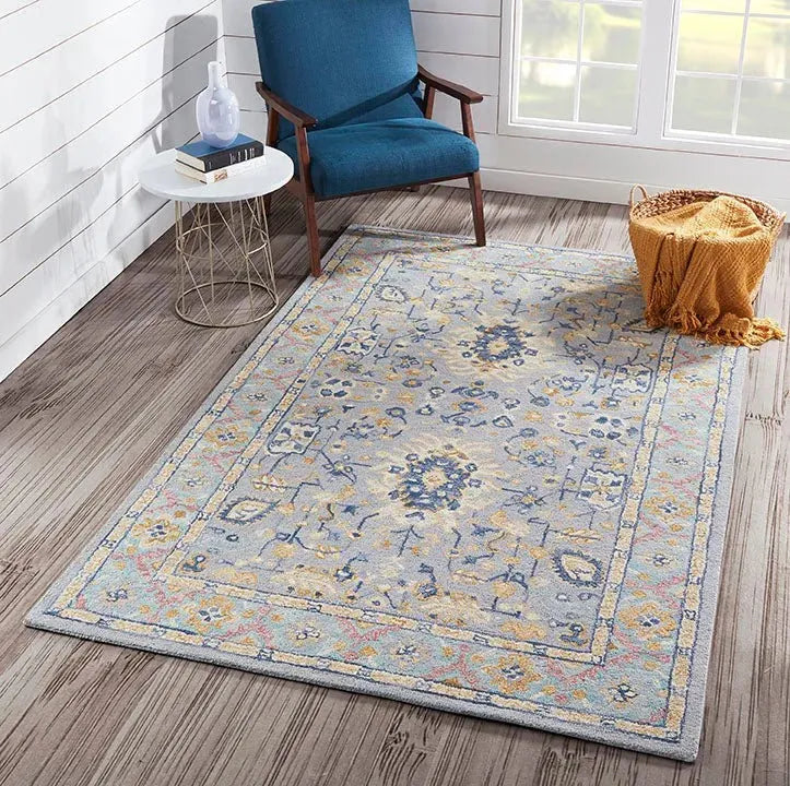 Tangier TAN 30 Blue Rug