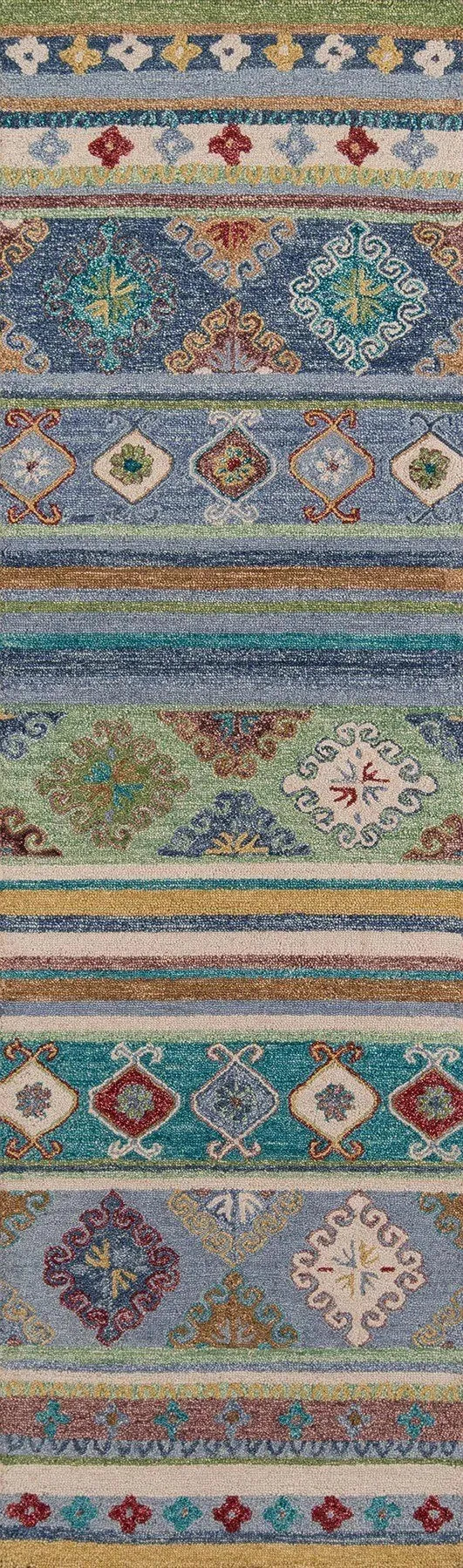 Tangier TAN 32 Blue Rug